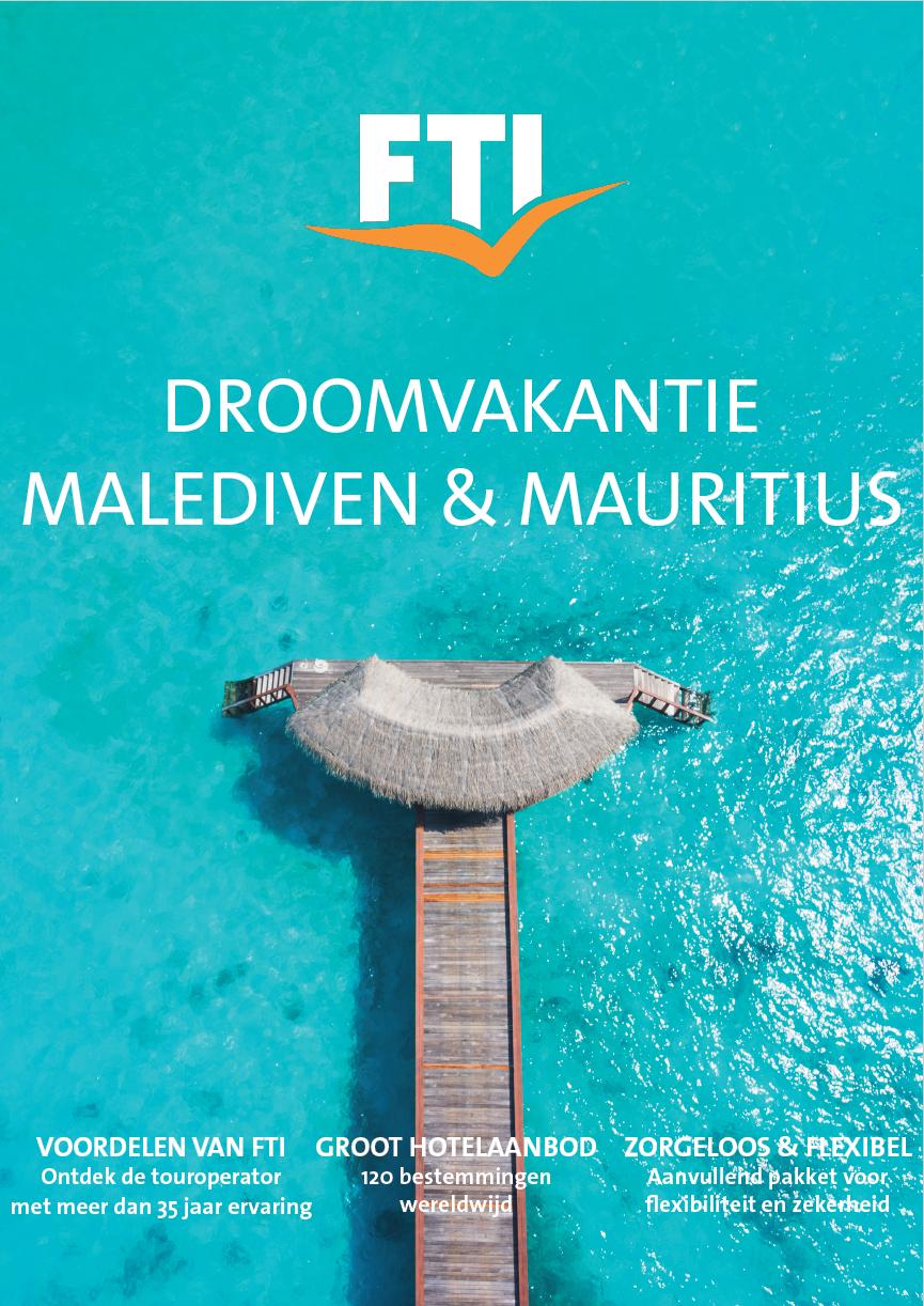 Droomvakantie Malediven & Mauritius
